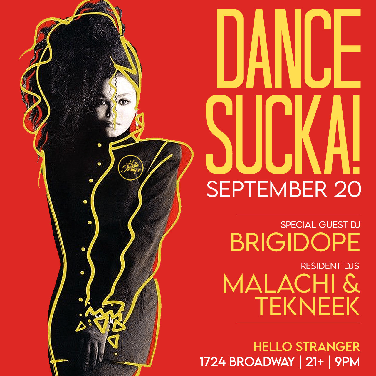 Dance Sucka April flyer