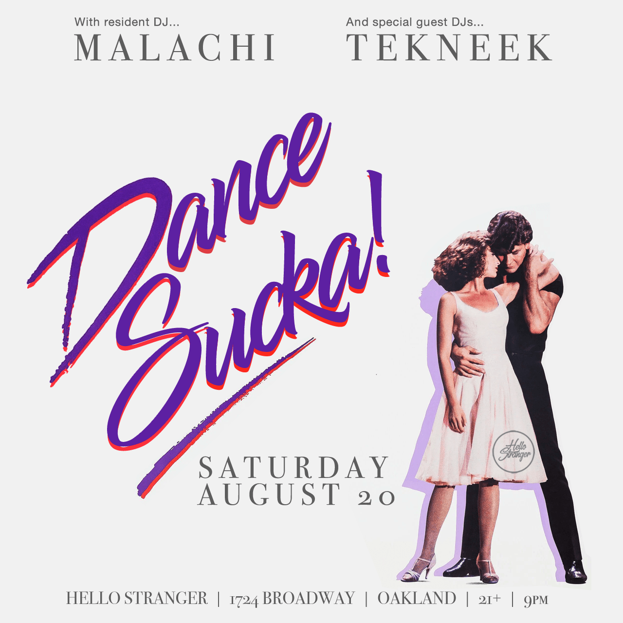 Dance Sucka flyer