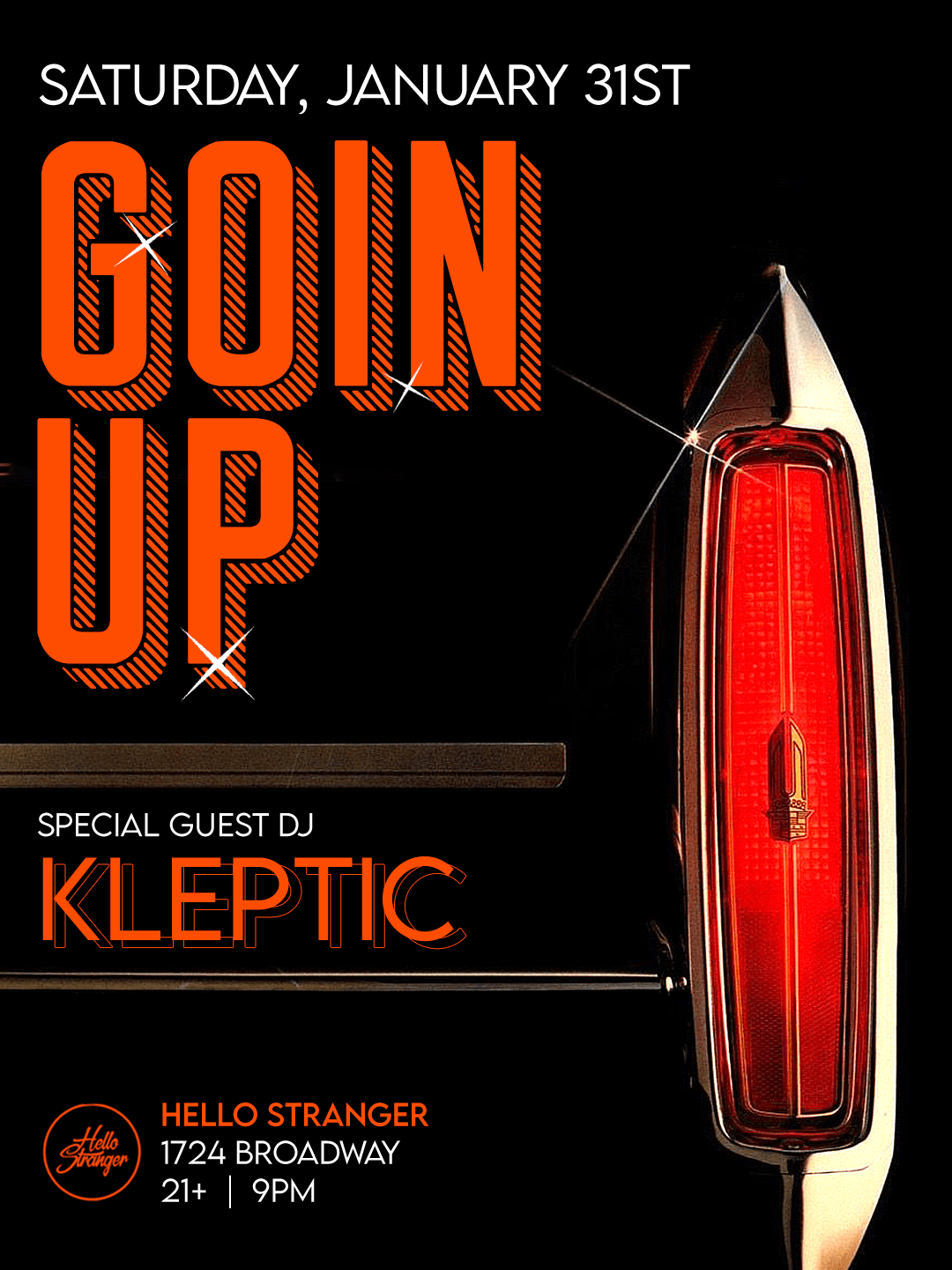Goin Up event flyer