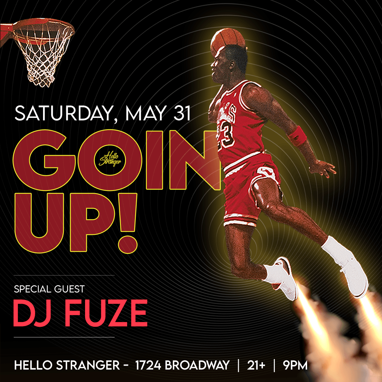 Goin Up event flyer 3