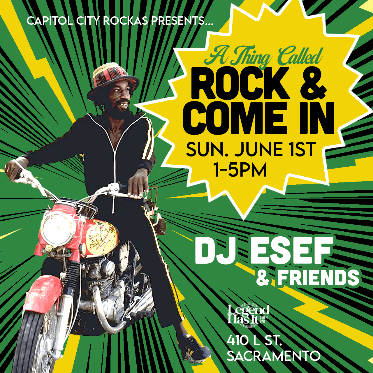 Rock and Come In flyer